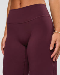 Woman wearing Fusion V-Contour High-Rise Petite Pant - Cherry Lacquer | Model:Issy | Size:XS | Thumbnail Index: 6