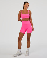 Fusion V-Contour Ultra High-Rise 6" Short Pockets - Sugar Plum | Thumbnail Index: 2