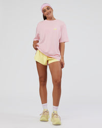 Woman wearing Grace Grove FLXCotton Oversize Tee - Marshmallow | Model:Grace | Size:XS | Thumbnail Index: 5