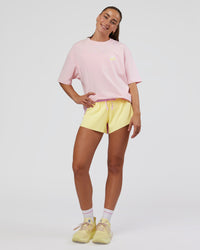 Woman wearing Grace Grove FLXCotton Oversize Tee - Marshmallow | Model:Grace | Size:XS | Thumbnail Index: 9