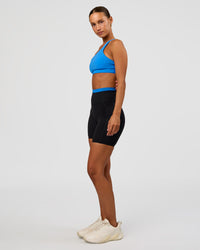 Liberate High-Rise 6" Short Pockets - Black-Palace Blue | Thumbnail Index: 3