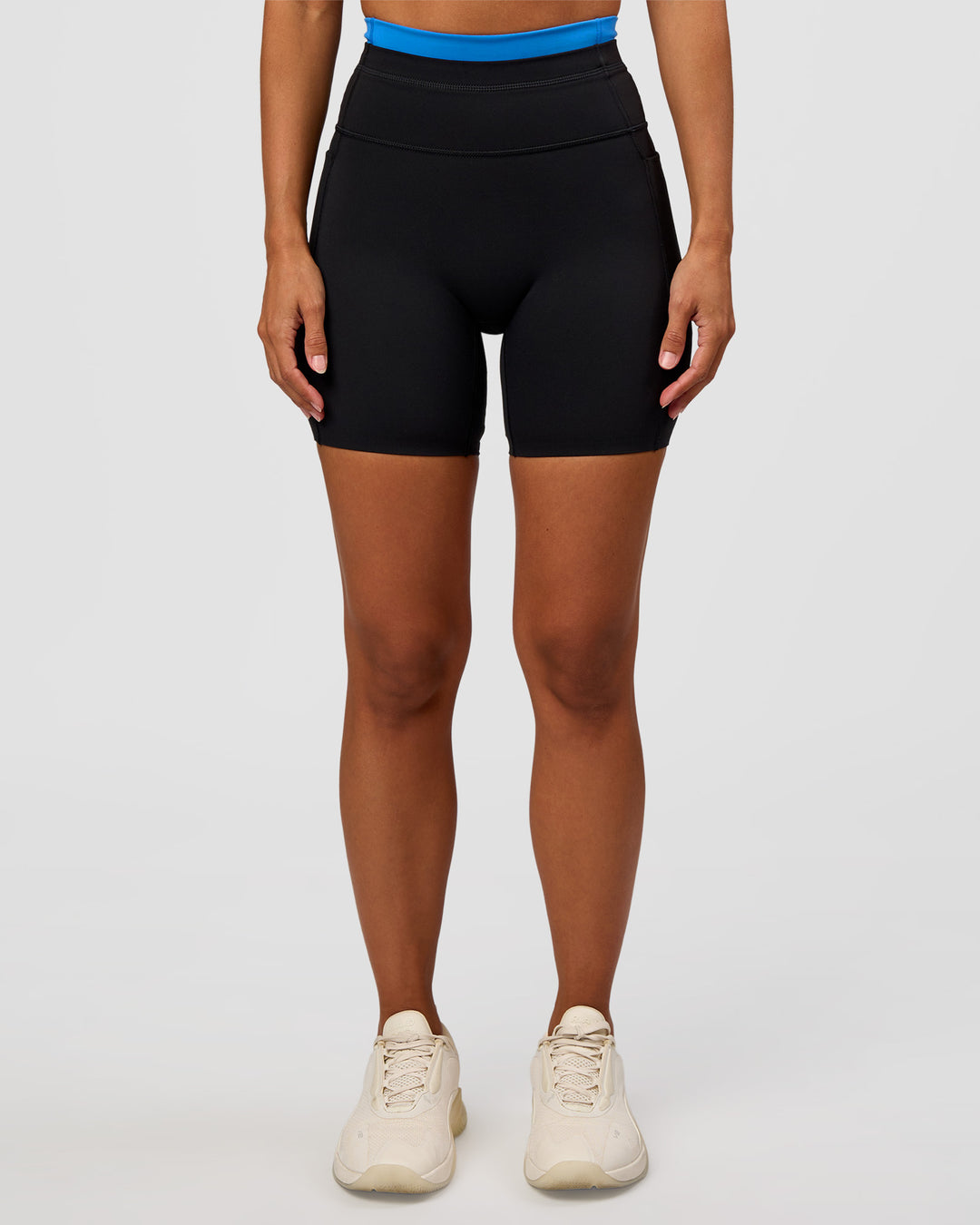 Liberate High-Rise 6" Short Pockets - Black-Palace Blue - view 5