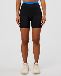 Liberate High-Rise 6" Short Pockets - Black-Palace Blue | Thumbnail Index: 4