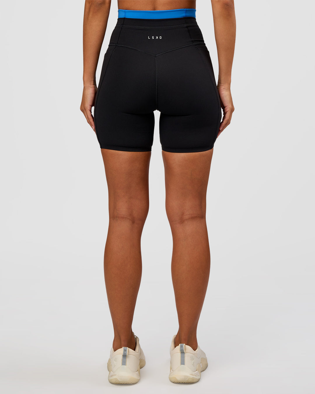 Liberate High-Rise 6" Short Pockets - Black-Palace Blue - view 7