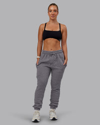 Woman wearing MVP Quilted Track Pant - Storm Front-Geometric | Model:Lyss | Size:XS | Thumbnail Index: 2