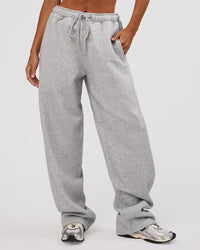 Woman wearing MVP Straight Leg Pant - Light Grey Marl | Model:Brylee | Size:XS | Thumbnail Index: 3