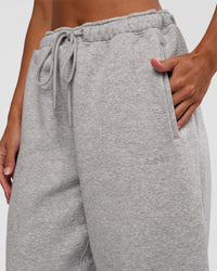 Woman wearing MVP Straight Leg Pant - Light Grey Marl | Model:Brylee | Size:XS | Thumbnail Index: 7