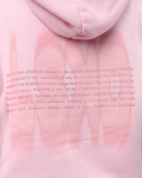 Woman wearing Memory In Motion Ultra Heavyweight Washed Hoodie - Marshmallow Washed | Model:Leilani | Size:XS | Thumbnail Index: 4