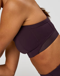 Woman wearing Momentum Corset Sports Bra - Midnight Plum | Model:Brylee | Size:XS | Thumbnail Index: 6