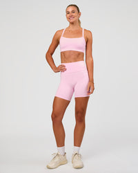 Woman wearing Momentum Sports Bra - Marshmallow | Model:Emelia | Size:XS | Thumbnail Index: 7
