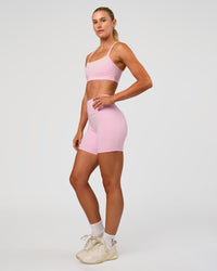 Woman wearing Momentum Sports Bra - Marshmallow | Model:Emelia | Size:XS | Thumbnail Index: 5