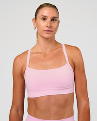 Woman wearing Momentum Sports Bra - Marshmallow | Model:Emelia | Size:XS | Thumbnail Index: 2