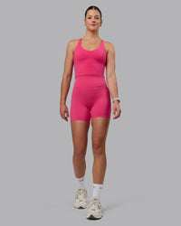Woman wearing Movement Active Tank - Pink Flash | Thumbnail Index: 5