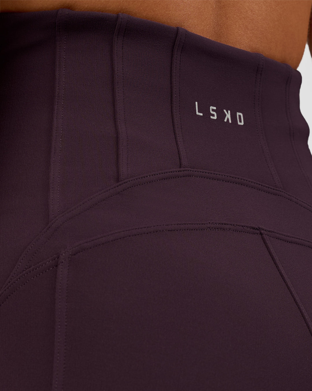 Woman wearing Progression Ultra High-Rise Full Length Legging - Midnight Plum | Model:Brylee | Size:XS - view 10