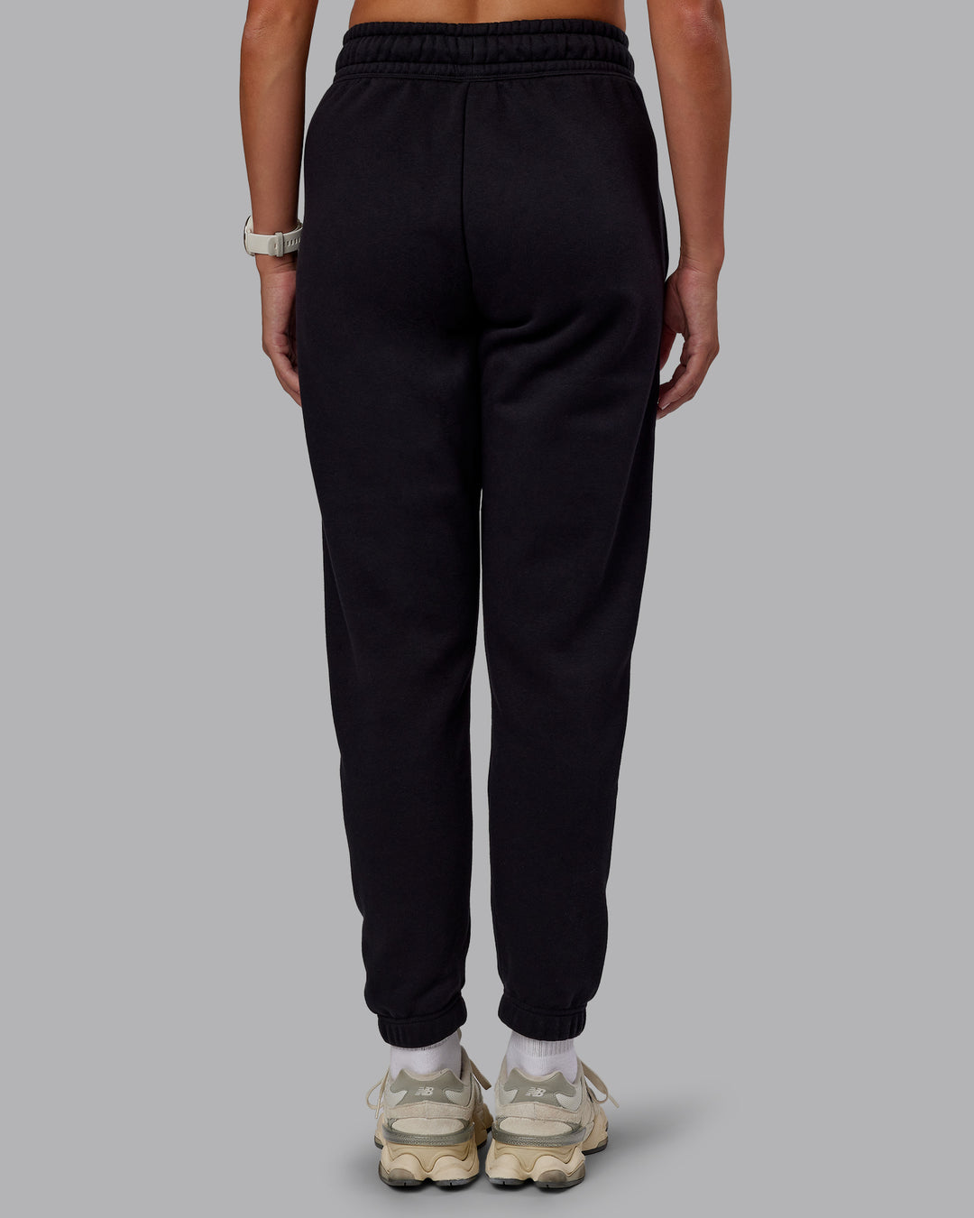 Woman wearing Static Track Pant - Black-Skyride | Model:Phoebe | Size:XS - view 12