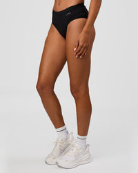 Woman wearing Turbo Track Brief in Black | Model:Txai | Size:XS | Thumbnail Index: 4