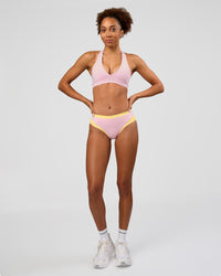 Woman wearing Turbo Track Brief in Marshmallow-Lemon | Model:Txai | Size:XS | Thumbnail Index: 5