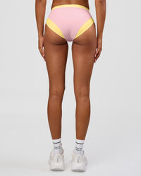 Woman wearing Turbo Track Brief in Marshmallow-Lemon | Model:Txai | Size:XS | Thumbnail Index: 1