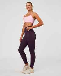 Woman wearing Twist Sports Bra - Marshmallow | Model:Emelia | Size:XS | Thumbnail Index: 5