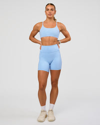 Woman wearing Twist Sports Bra - Open Air | Model:Maja | Size:XS | Thumbnail Index: 6