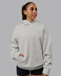 Woman wearing MVP Oversized Hoodie - Digital Mist | Model:Tylah | Size:XS | Thumbnail Index: 2
