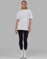VS5 FLXCotton Tee Oversize - White-Black | Thumbnail Index: 5