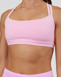 Woman wearing Velocity Sports Bra - Marshmallow | Model:Grace | Size:XS | Thumbnail Index: 4