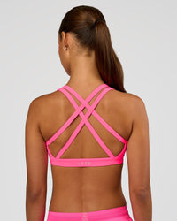 Woman wearing Velocity Sports Bra - Sugar Plum | Model:Brylee | Size:XS | Thumbnail Index: 4
