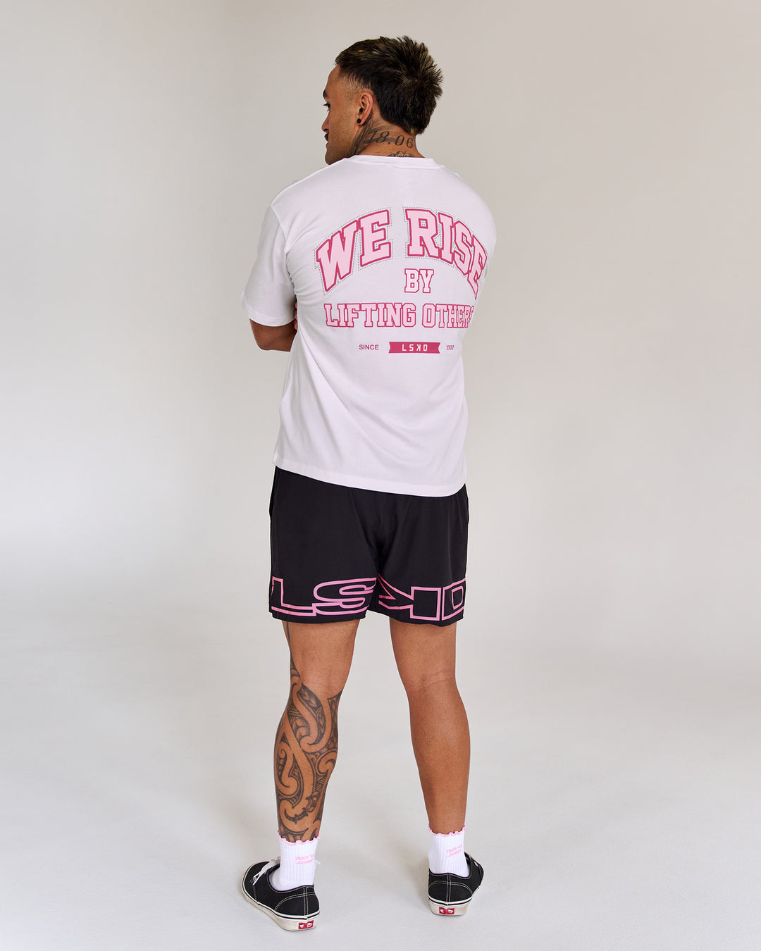 Campaign image of BCAM Go-To FLXCotton Oversized Tee - White-Marshmallow - view 9