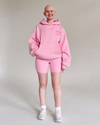 Campaign image of BCAM Heavyweight Boxy Hoodie - Pink Rose | Thumbnail Index: 24