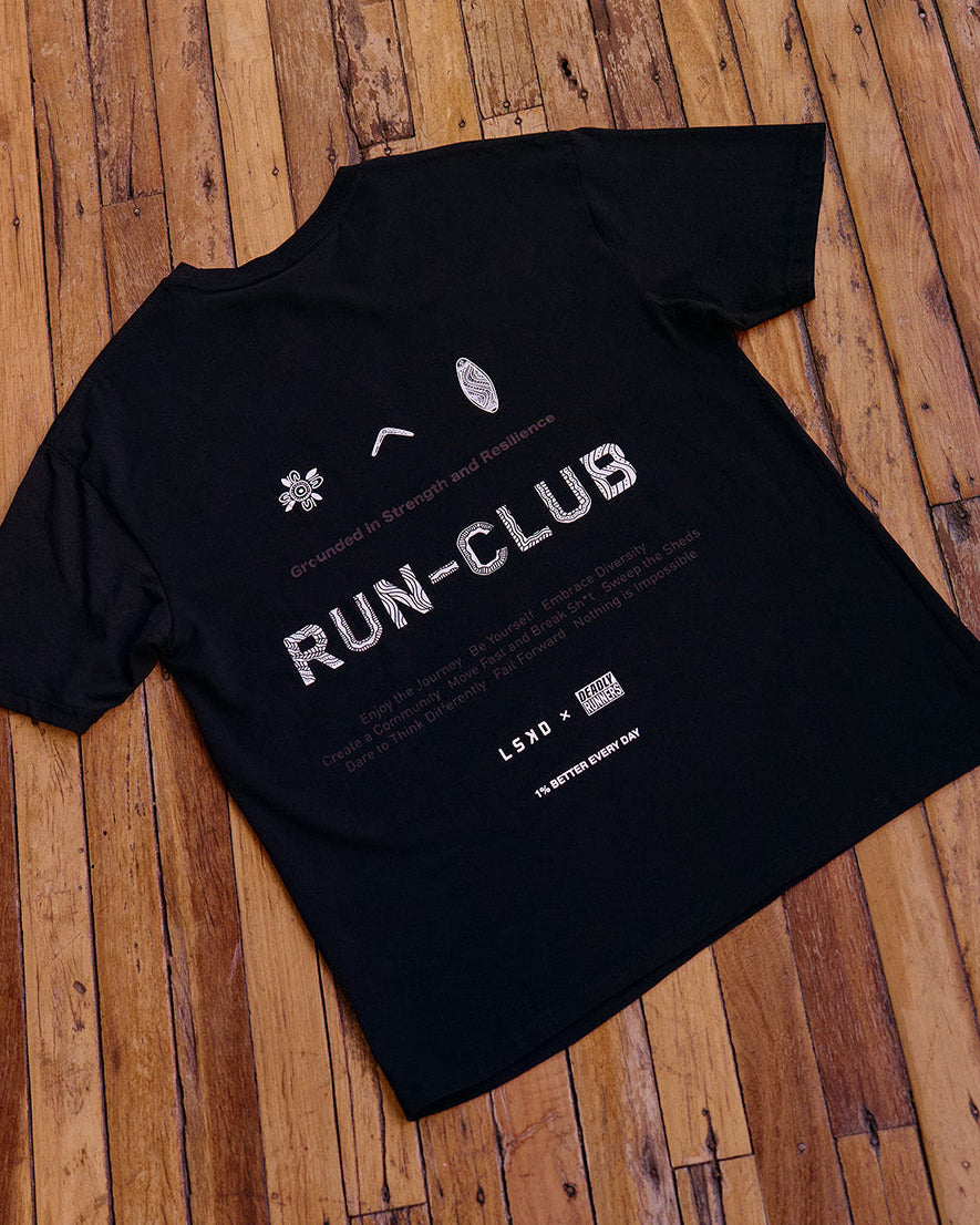 flatlay of deadly runners FLXCotton Tee