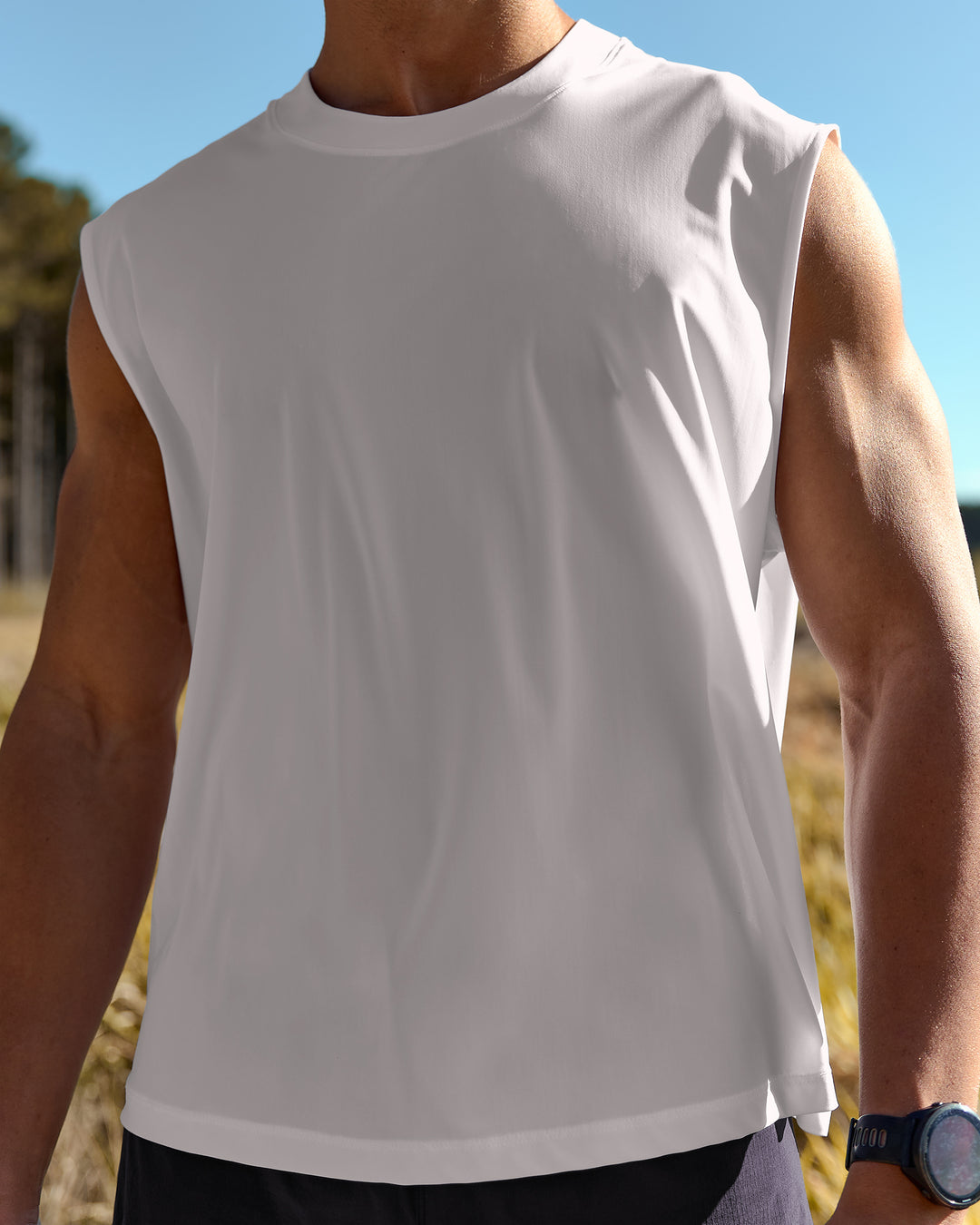 Campaign image of Motionline Boxy Tank - White - view 3