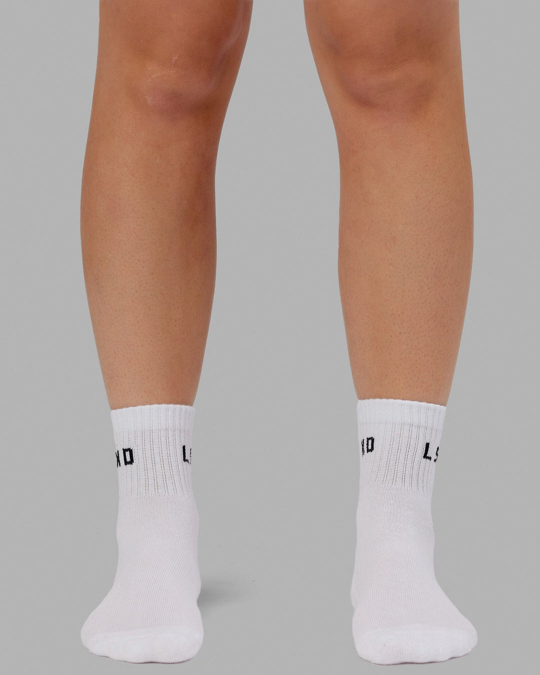 Daily Quarter Crew Sock - White - view 3