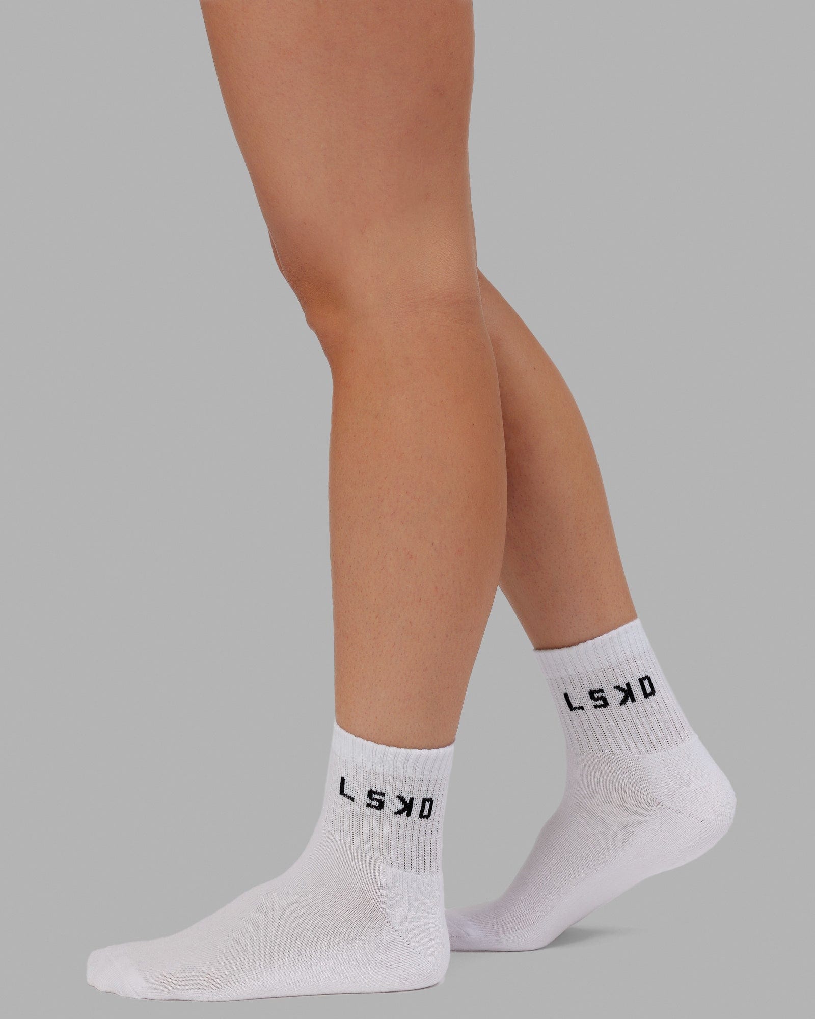 Daily Quarter Crew Sock - White