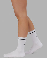 Fast Performance Sock - White-Black | Thumbnail Index: 1