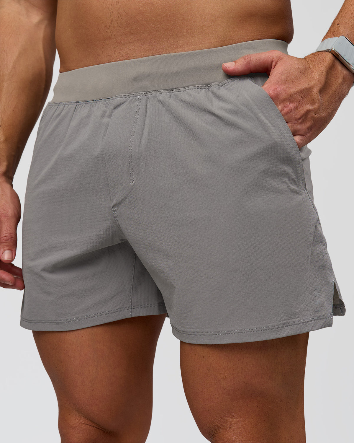 Man wearing Functional Training 5" Short - Storm Front | Model:Jaiden | Size:L
