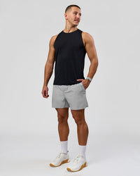 Man wearing Hybrid Lined 5" Short - Alloy | Model:Jaiden | Size:L | Thumbnail Index: 6