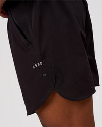 Man wearing Lift 6" Short - Black-Reflective | Model:Xav | Size:L | Thumbnail Index: 6