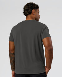 Man wearing Rep Training Tee - Dark Storm | Model:Xav | Size:L | Thumbnail Index: 3