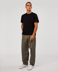 Man wearing AfterDark ZeroCrease Regular Tee - Black | Model:Albert | Size:M | Thumbnail Index: 1