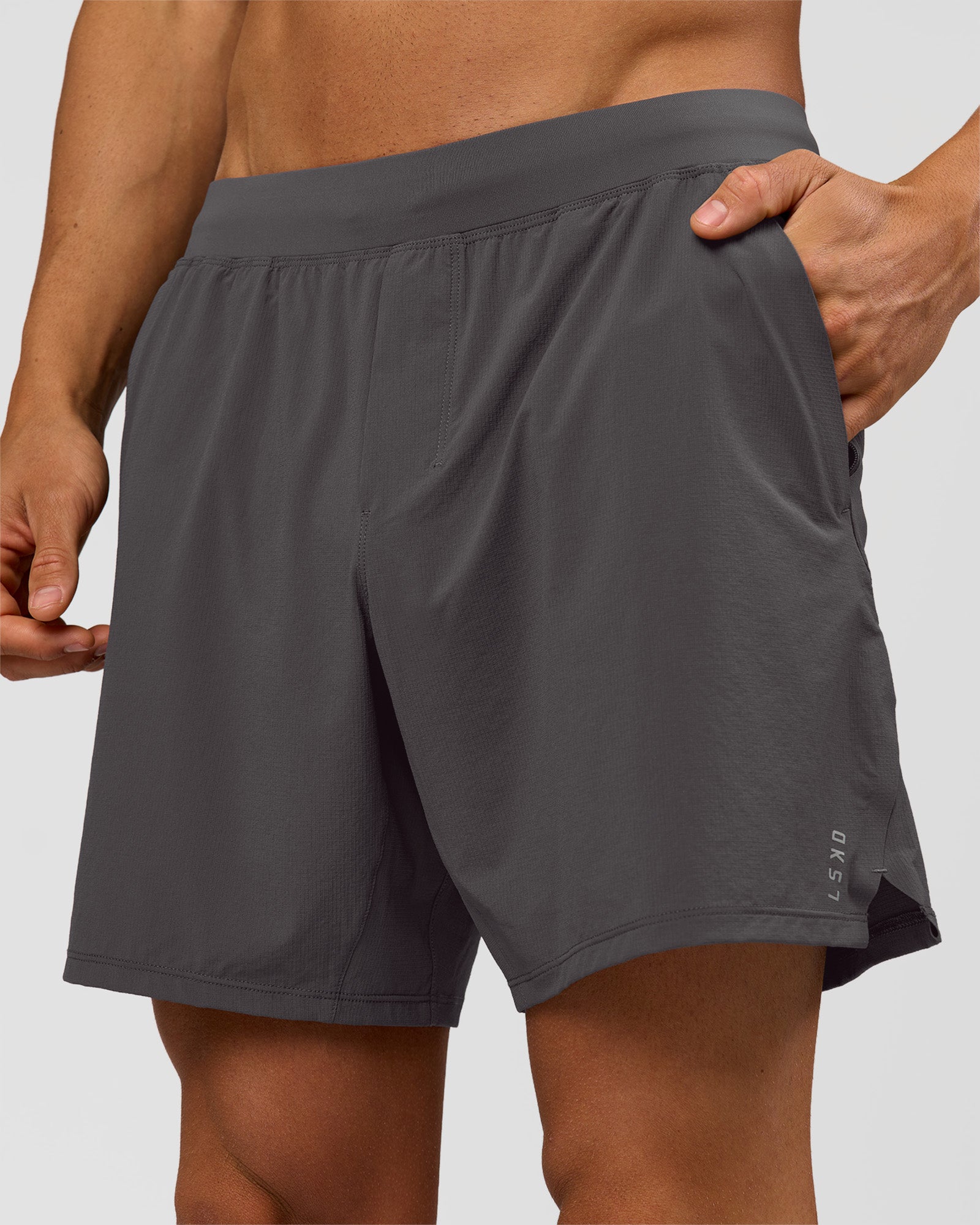 Man wearing Functional Training 7" Short - Dark Storm | Model:Albert | Size:M