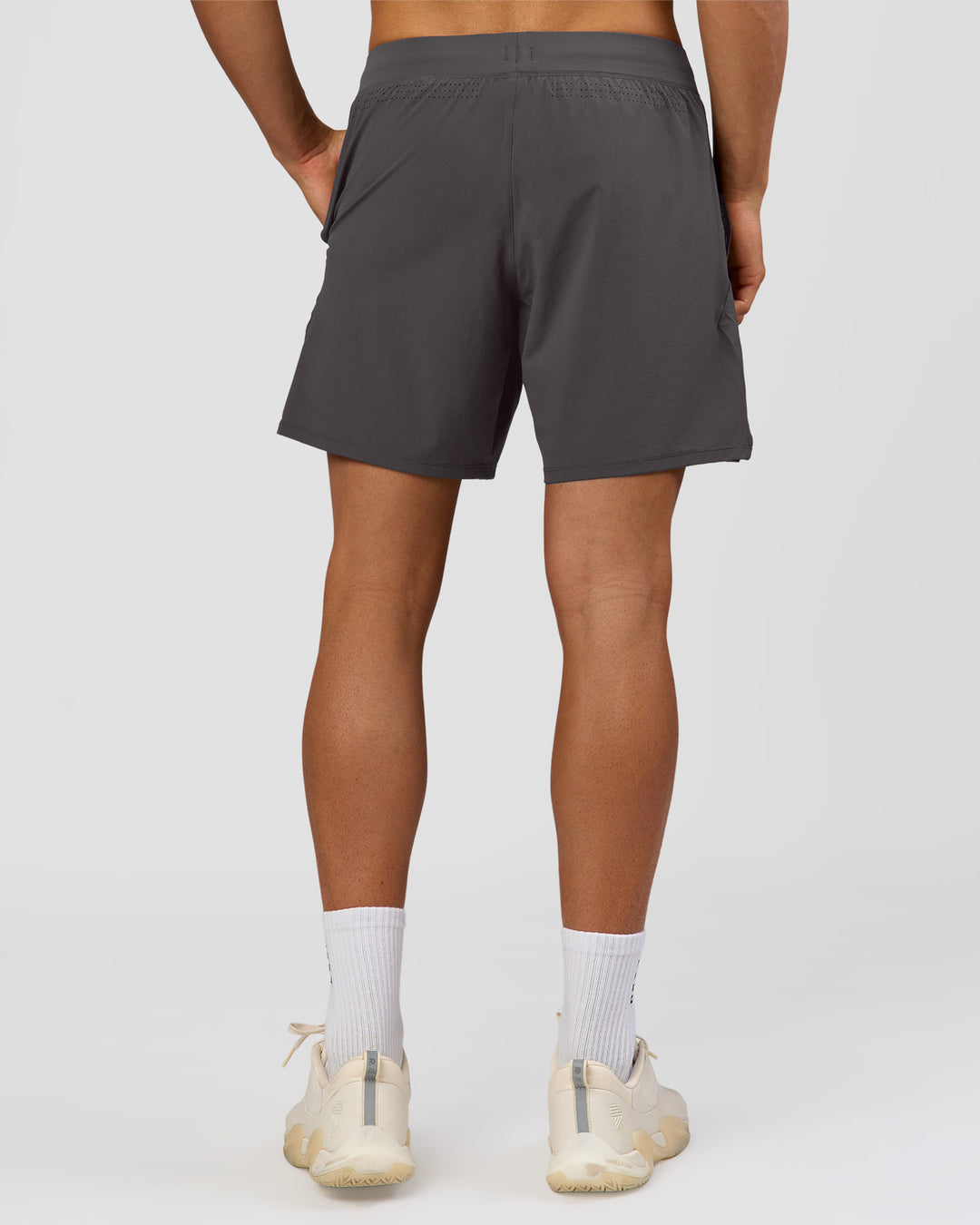 Man wearing Functional Training 7" Short - Dark Storm | Model:Albert | Size:M - view 3