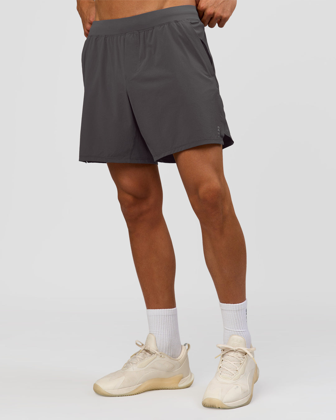 Man wearing Functional Training 7" Short - Dark Storm | Model:Albert | Size:M - view 4
