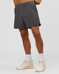 Man wearing Functional Training 7" Short - Dark Storm | Model:Albert | Size:M | Thumbnail Index: 3