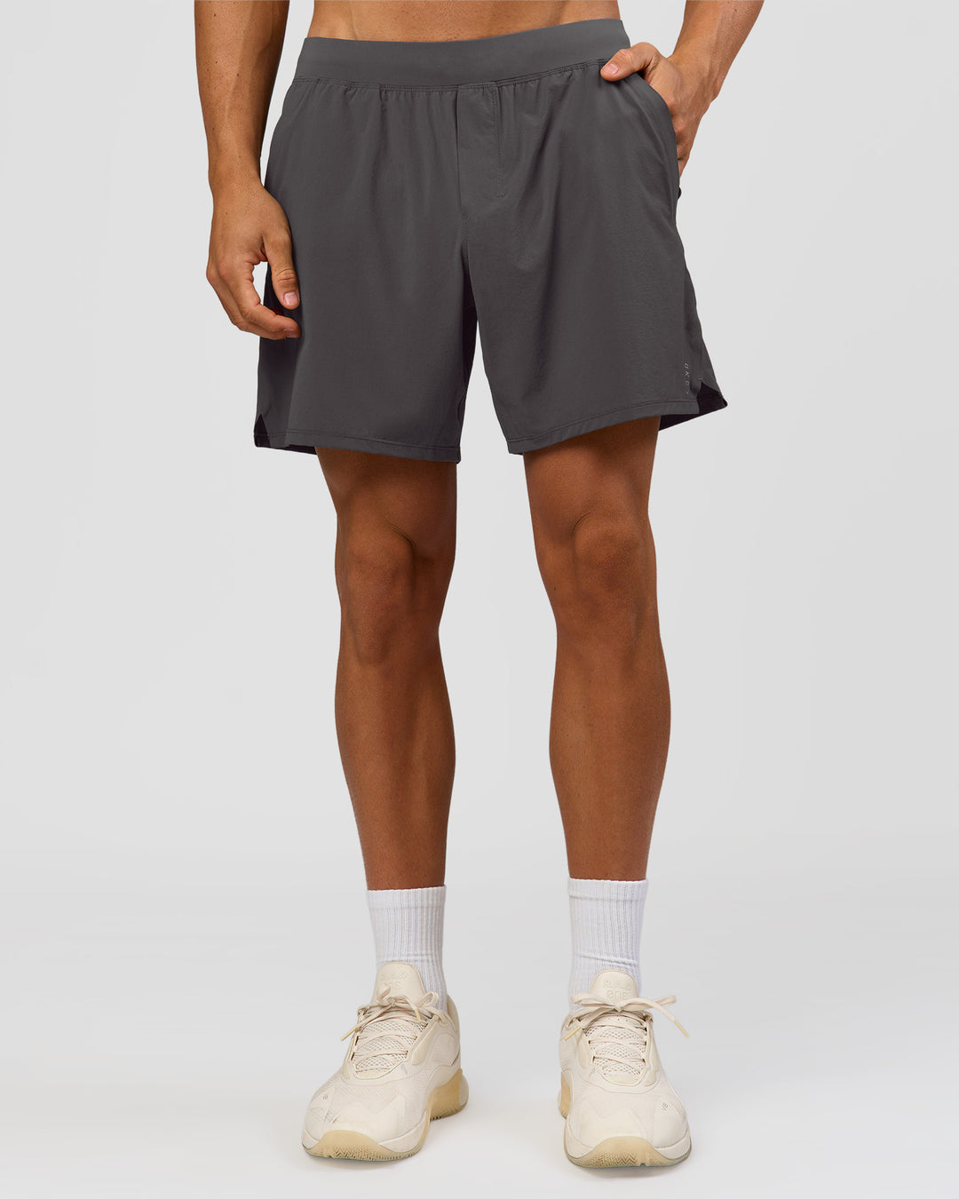 Man wearing Functional Training 7" Short - Dark Storm | Model:Albert | Size:M - view 5