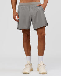Man wearing Functional Training 7" Short - Storm Front | Model:Albert | Size:M | Thumbnail Index: 6