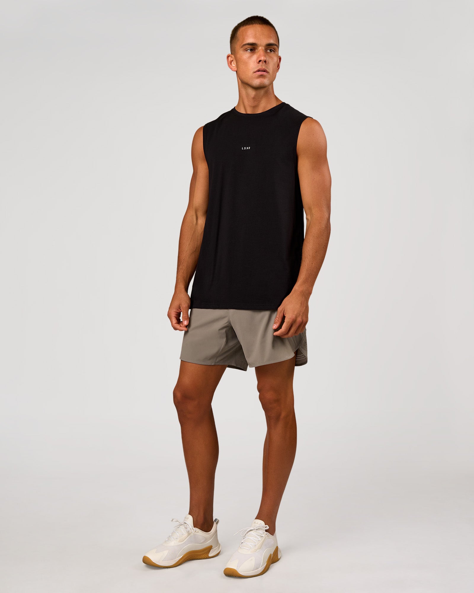 Man wearing Lift 6" Short - Storm Front | Model:Albert | Size:M