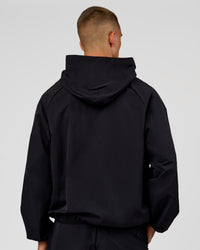 Man wearing Motion Hooded Jacket - Black | Model:Albert | Size:M | Thumbnail Index: 1