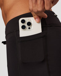 Man wearing Race Day 8" Short Tight - Black-Reflective | Model:Albert | Size:M | Thumbnail Index: 8