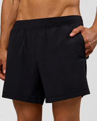 Man wearing Rep+ 5” Training Short - Black | Model:Albert | Size:M | Thumbnail Index: 0